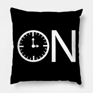 I'm on time creative design Pillow