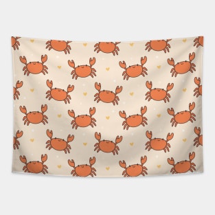 Crab Cute Animal Pattern Tapestry