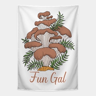 Fun Gal Nature Mushroom Tapestry