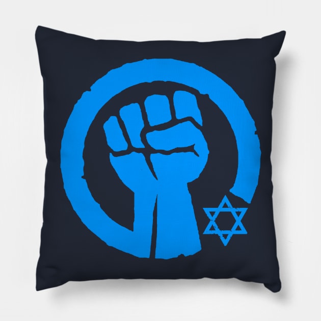 I stand with Israel - Solidarity Fist Pillow by Tainted