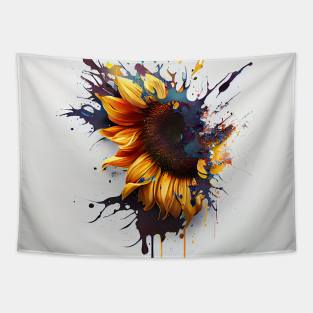 Sunflower Art design Tapestry