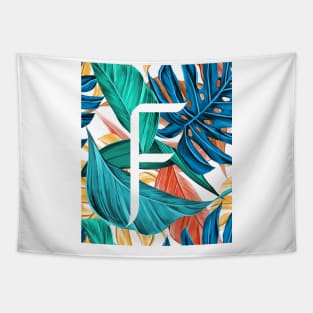 Tropical Alphabet “F” Tapestry