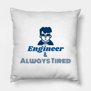 Humor Engineer Design Pillow