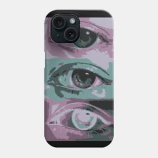 Trippy eyes Phone Case