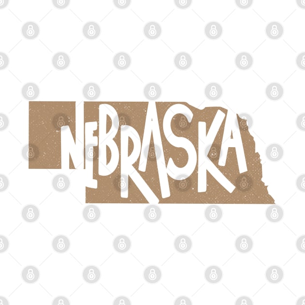 Nebraska Vintage Lettering by Commykaze