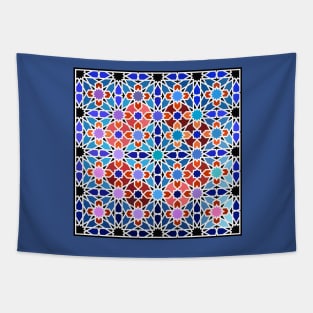 Zellige Islamic Geometry Tapestry