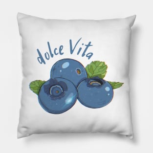 sweet blueberry Pillow