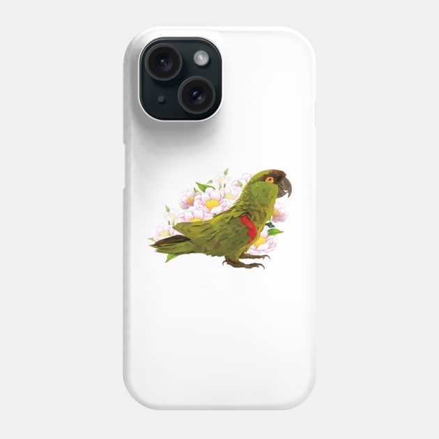 mountain parrot Phone Case by obscurite