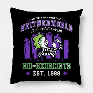 Fighting Bio-Exorcists Pillow