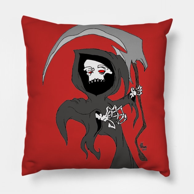 Grim Reaper Pillow by raez0rface