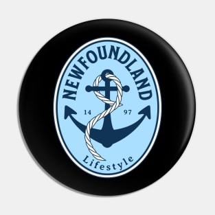 Newfoundland Nautical Lifestyle T-Shirt Pin