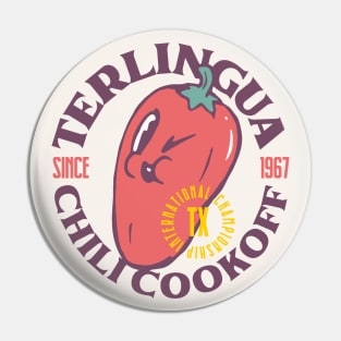 Terlingua Chili Cookoff | Annual Texas Chili International Championship Since 1967 | No Beans Professional Beef Chili Sauce Summer | Ghost Town Pin