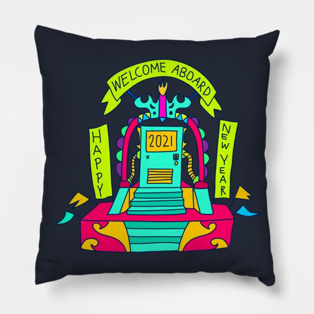 Welcome aboard 2021 Pillow by Yeaha