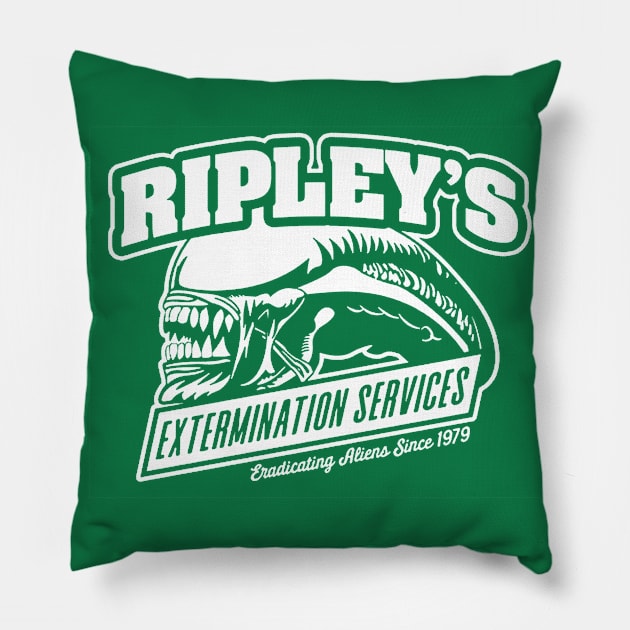 Ripley's Extermination Services Pillow by goodest9