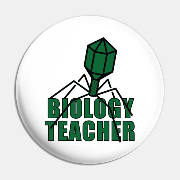 Biology Teacher Pin by Hornak Designs