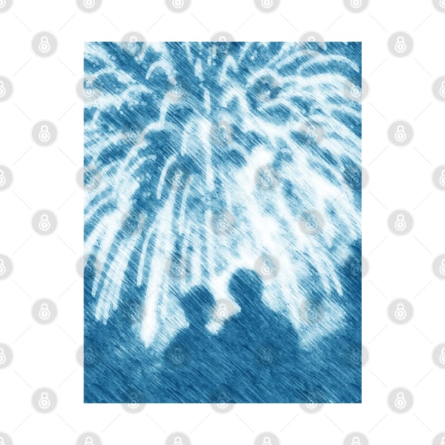 Fireworks Couple Silhouette by Banyu_Urip