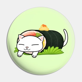 Chubby Cat Futomaki Sushi Pin