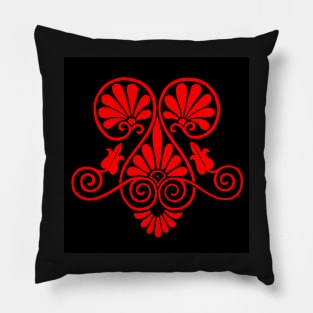 Small Greek Vase Red Figure Palmate Pillow