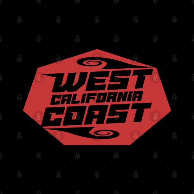 California West Coast badge surf waves by SpaceWiz95