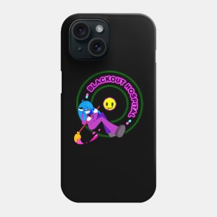 Blackout Hospital Circle Design Phone Case