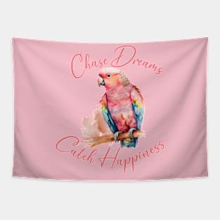 Cute Parrot Quote Tapestry