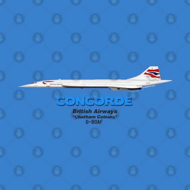 Concorde - British Airways "Chatham Colours" by TheArtofFlying