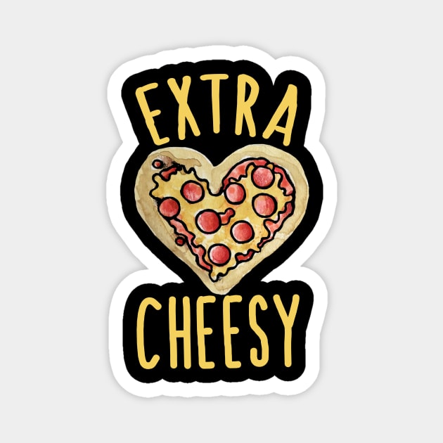 Extra Cheesy Magnet by bubbsnugg