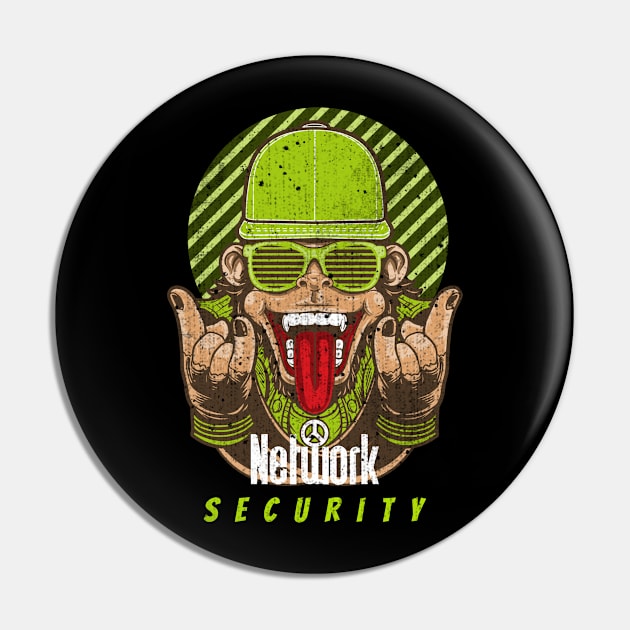 The Network Security Pin by ArtDesignDE