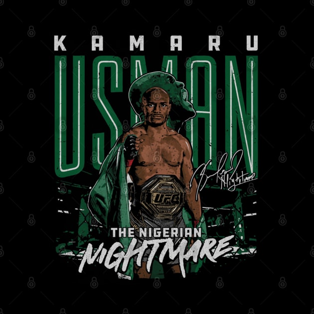 Kamaru Usman Nightmare by ganisfarhan