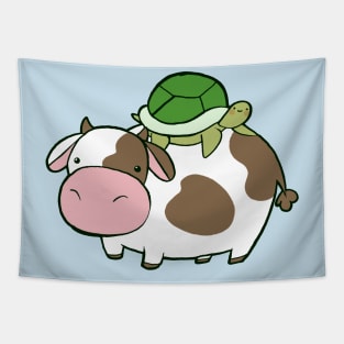 Cow and Turtle Tapestry