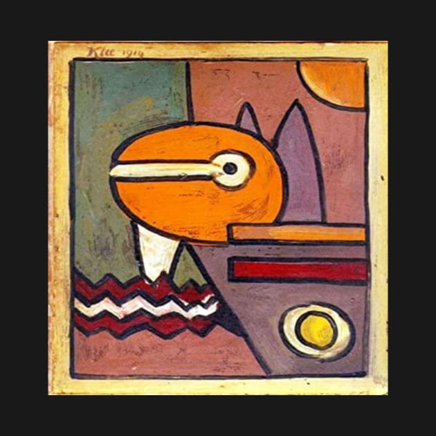 Paul klee fish art by Linnystore