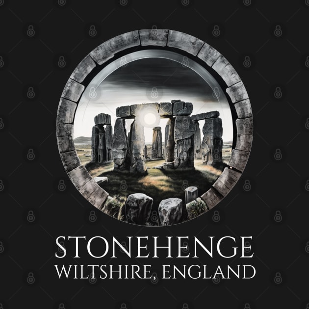 Stonehenge - England - Ancient Prehistoric Stone Age by Styr Designs