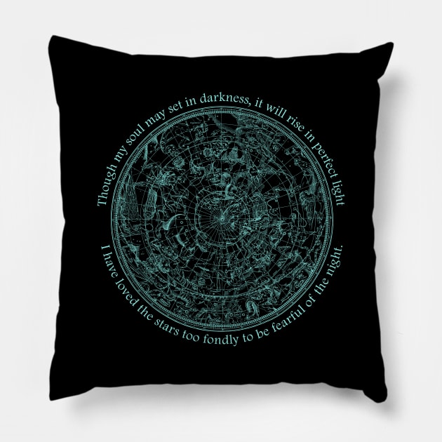 For Astronomers and Poets Alike Pillow by codeWhisperer