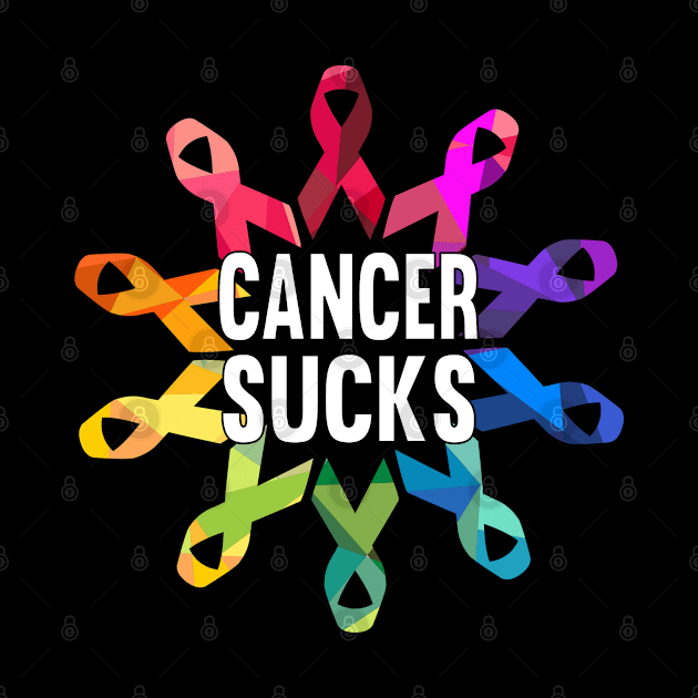 Cancer Sucks Survivor Support Awareness by Swagazon