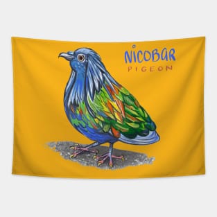 The Nicobar Pigeon Tapestry