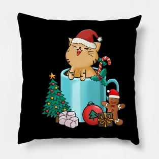 Cute and Lovely Animals with Christmas Vibes Pillow