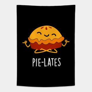 Pie-lates Funny Food Pie Pun Tapestry