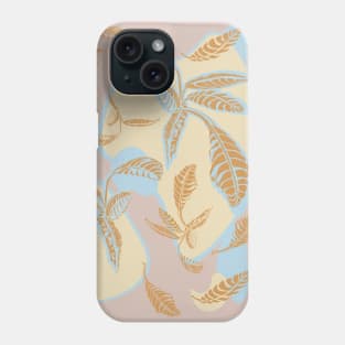 Floral Pattern in Pastel colors Phone Case