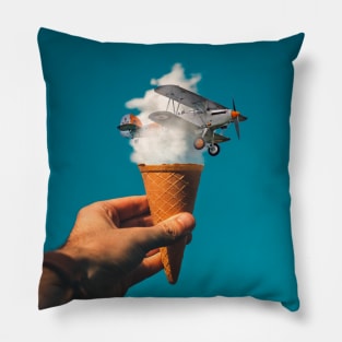 Ice Cream Plane Pillow
