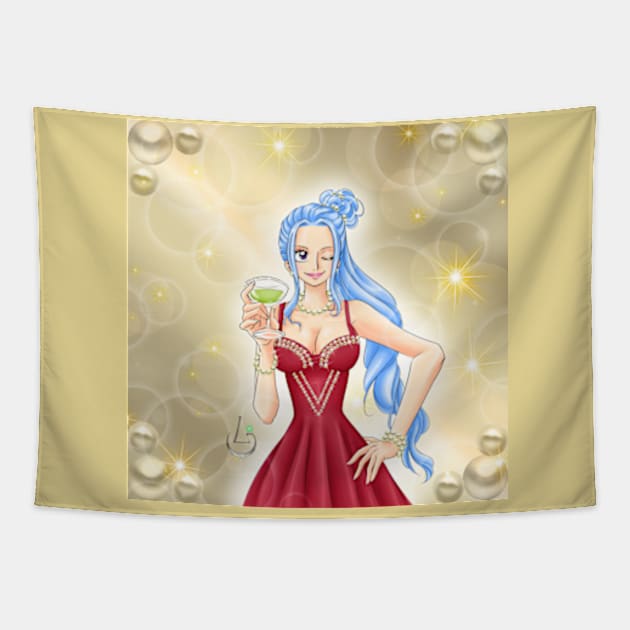 Vivi Sparkle Pearls Tapestry by AudreyWagnerArt