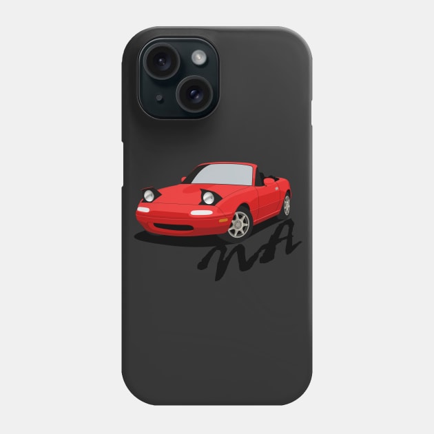 Miata NA Phone Case by AutomotiveArt