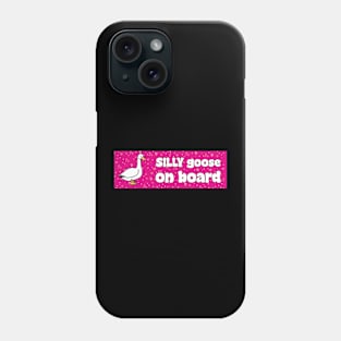 Silly Goose On Board Cute Meme Bumper Car Magnet Phone Case