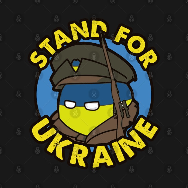 I Stand With Ukrain. Ukrainian flag by SerenityByAlex