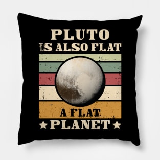 Pluto is also flat, a flat PLANET Pillow