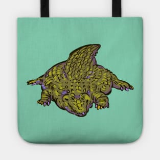 green flat fuck friday meme crocodile / chonker alligator Tote