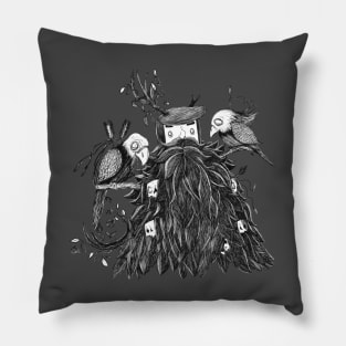 beard nest Pillow