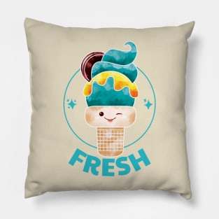 Fresh japanese kawaii ice cream Pillow