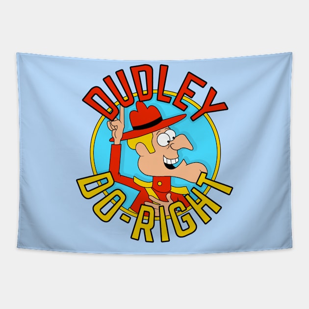 Dudley Do-Right - Rocky Bullwinkle Tapestry by LuisP96