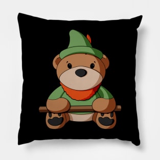 Little John Teddy Bear Pillow