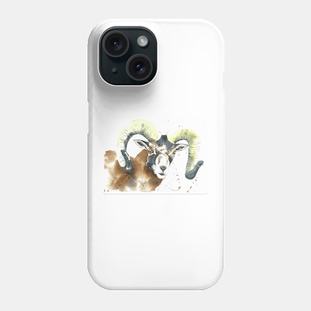 Cyprus Mouflon Phone Case by CorinneMatus